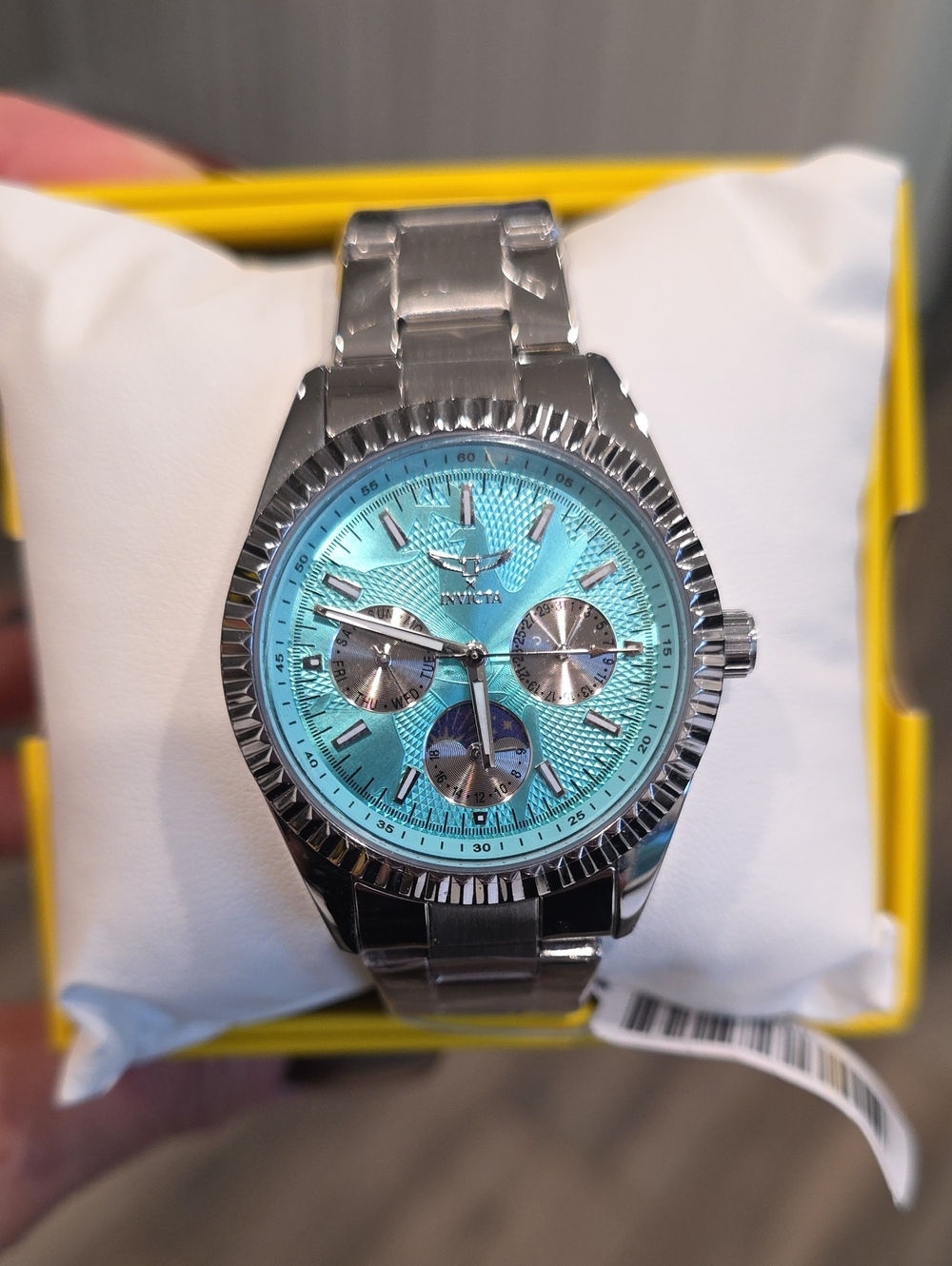 903. Invicta Specialty I Model 69872 Ladies 38mm quartz Gold/Turquoise